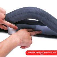 จักรยาน Tube Protector สีขาว MTB จักรยานยาง Liner 2Pcs Anti-Puncture Proof เข็มขัด26 " 27.5" 29 " 700C จักรยานยาง Protector