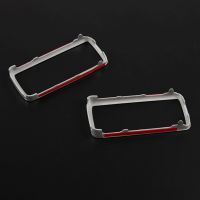 2PCS Car Trailer Tow Hook Hole Trim Frame for Land Rover Defender 90 110 2020-2023 Trailer Hitch Decor Sticker Cover Replacement Accessories