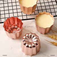 xiamei 1PC คัพเค้กแม่พิมพ์อลูมิเนียมอัลลอยเค้กช็อกโกแลตแม่พิมพ์อบ