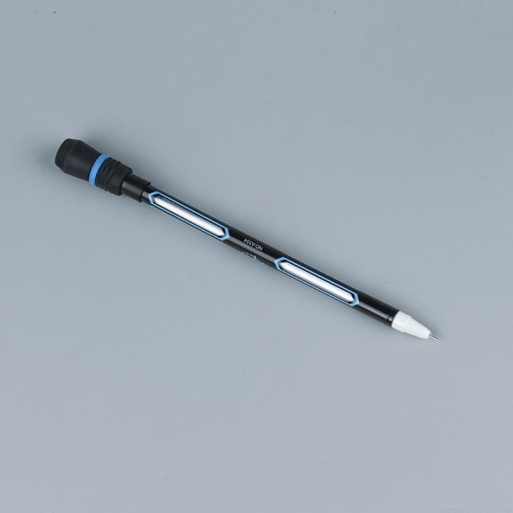 ปากกาสำหรับควงสร้างสรรค์4-2-1ชิ้นลูกข่างของเล่นปากกาอุปกรณ์ทางการเรียนสำหรับเด็กผู้ใหญ่บรรเทาความเครียดในการหมุนปากกาหมึกเจลกันลื่น