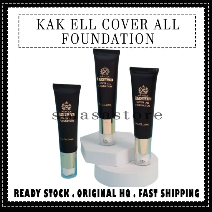 Kak Ell Skincare 3 in 1 Kak Ell Cover All Foundation Lazada