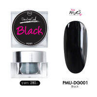 สีเจลสำหรับเพ้นท์เล็บ NDG001 Black