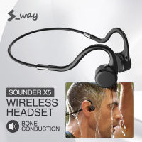 S-Way สำหรับ Lenovo X5 Bone Conduction ชุดหูฟังไร้สายบลูทูธ5.0 IPX8กันน้ำว่ายน้ำดำน้ำหูฟังพร้อมไมโครโฟน Built-In 8G MP3เครื่องเล่นเพลง