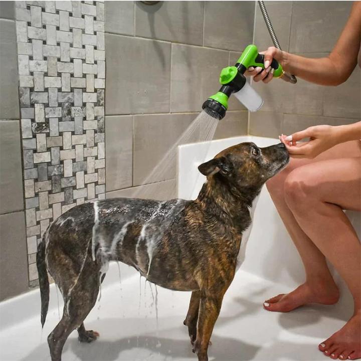 Highpressure Sprayer Nozzle Hose dog shower Gun 3 Mode Adjustable Pet