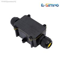 ♚✢ 2Way IP68 Underwater Waterproof 1IN1Out 4-11mm Power Cord External LED Pool Lamp Outdoor Light Cable Junction Box Wire Connector