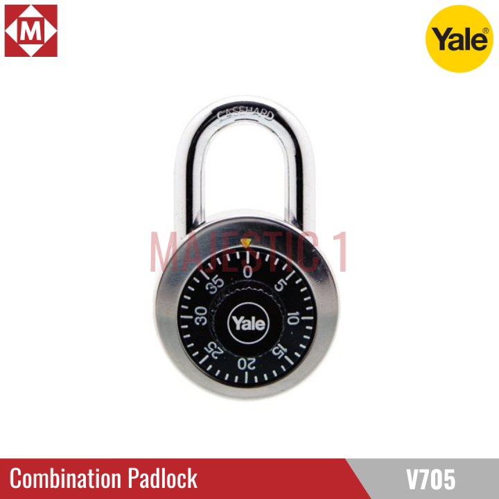YALE V705 Stainless Steel Rotary Dial Combination Padlock Lazada PH
