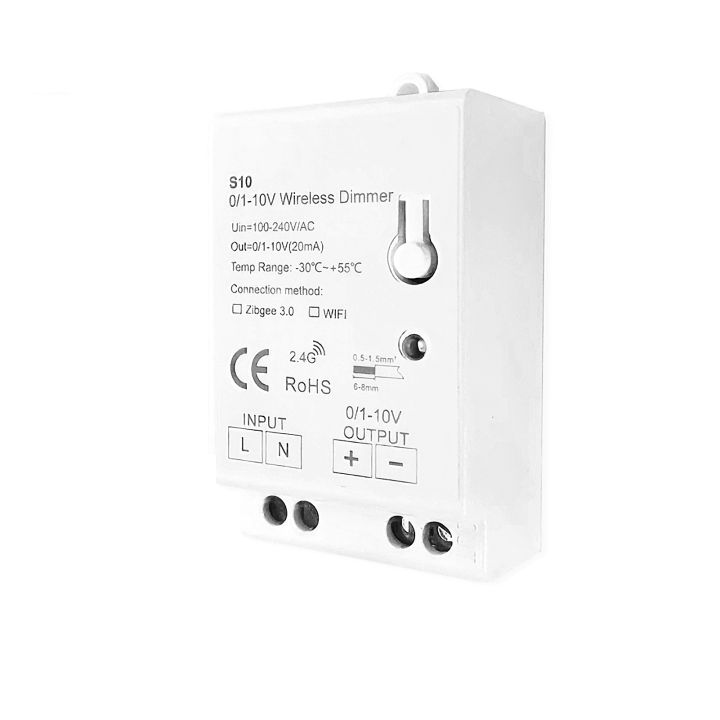 1-8pcs-zigbee-3-0-led-light-dimmer-controller-ac100-270v-0-10v-1-10vsmart-home-app-for-smartthings-tuya-hub-echo-plus-alexa