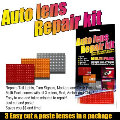 【DT】hot！ Car Headlights Taillight Repair Tools Set Lights Crack Film Scratch-resistant Lamp Cover Car-styling