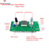 PANTHON DSP โมดูลตัวสะท้อนเสียงดิจิตอล,แผงวงจรสำหรับคาราโอเกะสเตอริโอโมดูลเครื่องผสม DC 5V เอฟเฟกต์0-99รูปแบบ