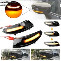 ไฟ LED แบบไดนามิกกระจกด้านข้างตัวบ่งชี้สำหรับ Renault KAPTUR CAPTUR J5 Clio IV H5 MK4 Zoe ZE40 Lutecia Grandtour Eudm3f