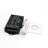 12V - 24V 20A TC420/TC421 WIFI Programable Time LED Controller 5 Channels CCT DIM RGB RGBW LED Strip Dimmer + USB Port + CD Disk