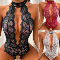 〖Gesh department store〗Sexy Open Bodysuit Underwear For Women Lace Perspective Night Skirt Sex Costumes Erotic Lingerie Corsets bra and panty set