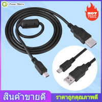 【ลดล้างสต๊อก】Mini USB 2.0สายเคเบิลชาร์จและข้อมูลตะกั่ว USB Mini B 5-Pin สำหรับกล้อง Canon 1M AFH   USB cable USB 2.0 to Mini B 5-pin