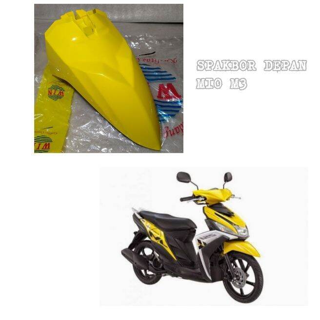 Spakbor Depan Yamaha Mio M3 Warna Kuning Sepakbor Depan Mio M3 Kuning