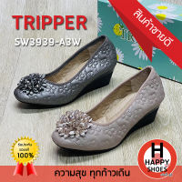 ?ส่งเร็ว?ส่งด่วน?สินค้าใหม่✨รองเท้าคัทชูสวมทำงานหญิง TRIPPER รุ่น SW3939-A3W (เบอร์ 36-40) ส้น 2 นิ้ว Soft and comfortable สวม นุ่ม สบายเท้า