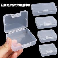 4 Sizes Small Square Clear Plastic Storage Box For Jewelry Diamond Embroidery Craft Bead Pill Home Storage Supplies