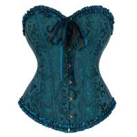 Aliexpress - Bustiers Sexy - Corselet Lingerie Jacquard Lace Corset Sexy Satin Floral Gothic