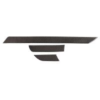 Car Soft Carbon Fiber Center Console Decoration Cover Trim for Toyota-Tundra 2014-2018