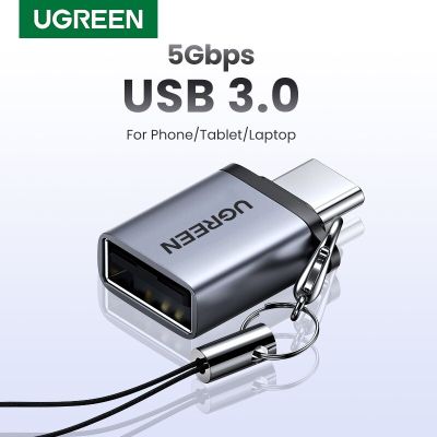 Ugreen USB C to USB 3.0 Adapter Type C Male to USB Female Converter For Xiaomi Samsung S20 Huawei P40 Macbook Type C OTG Cable USB Hubs