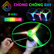 Đồ Chơi Chong Chóng Bay Có Đèn Led Cho Bé, Máy Bắn Đĩa Bay UFO Phát Sáng