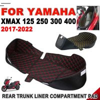 แผ่นรองที่เก็บของท้ายรถหนังกล่องเก็บของสำหรับรถจักรยานยนต์ยามาฮ่า XMAX300 XMAX250 X-MAX XMAX 300 125 250 400 2017- 2022