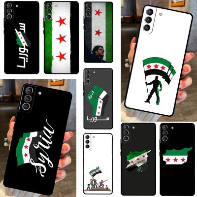 Syria Syrian Republic Flag Case For Samsung Galaxy S20 FE S21 S22 S23 Ultra S8 S9 S10 Note 10 Plus 20 Ultra Cover Phone Cases