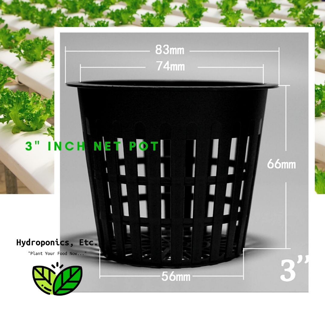 25 2" INCH NET CUP POT ORCHID AEROPONIC HYDROPONIC SYSTEM GROW KIT 