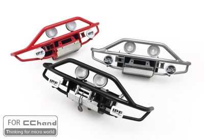 Metal front Bumper for CChand SCX10 SCX-10 II 90046/90047 cherokee  Power Points  Switches Savers