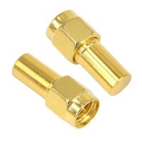 2 Pieces SMA Male Plug  RF Coaxial Adapter Connector Termination Loads DC-3 GHz 50ohm 2W Straight for Wires Electrical Connectors