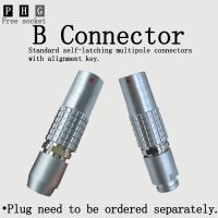 Free Socket  Quick Push-Pull Circular Self-latching B Series FGG PHG 00B 0B 1B 2B 3B 2 4 5 Pin Aviation Metal  Butting Connector Watering Systems Gard