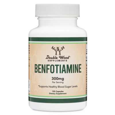 Double wood Benfotiamine 300 mg. 120 Capsules