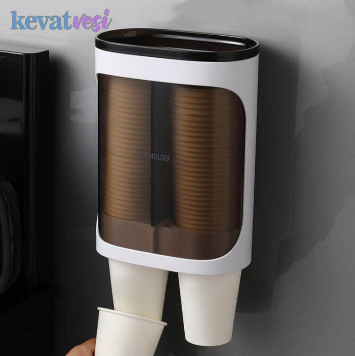 [hot]Cup Holder for Water Dispenser Wall Mounted Automatic Cup Holders
