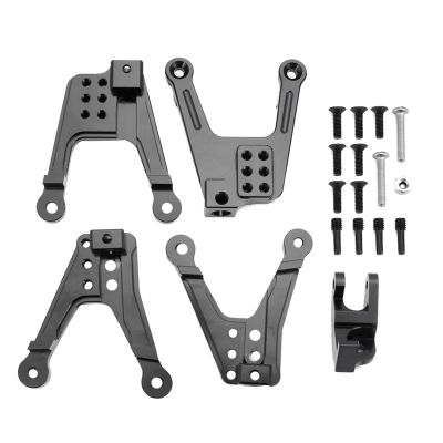 RC Car Aluminum Shock Damper Towers Mount Kit Suspension Connection for 1/10 RC Crawler SCX10 II