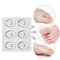 （A VOGUE）   6pcs Gel Toes Corn Cushions Pain Relief Instant Pads Plaster Shoes Foot Care Callus Heel Bunion Protectors