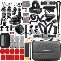 【LZ】☈☼  Vamson acessórios kit para gopro hero 10 9 8 7 6 5 preto 4 3 max montar tripé para dji osmo ação para insta360 um r