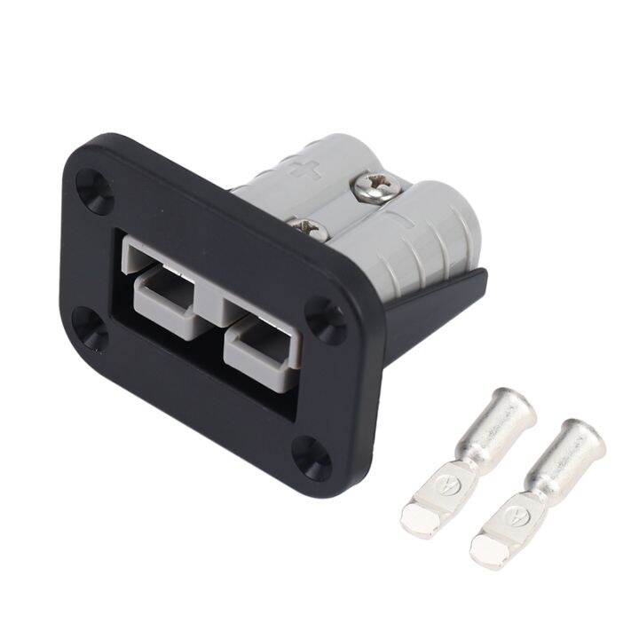 Flush Mount 50 Amp Anderson Plug Mounting Bracket Panel Cover for