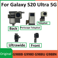 Asal Belakang Utama Belakang Besar Efoto Lebar Kamera Depan Flex Kabel untuk Samsung Galaksi S20อัลตร้า5G G9880 G988U G988B G988N