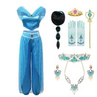 hot【DT】 Outfit Gown Aladdin Costume Kids Belly