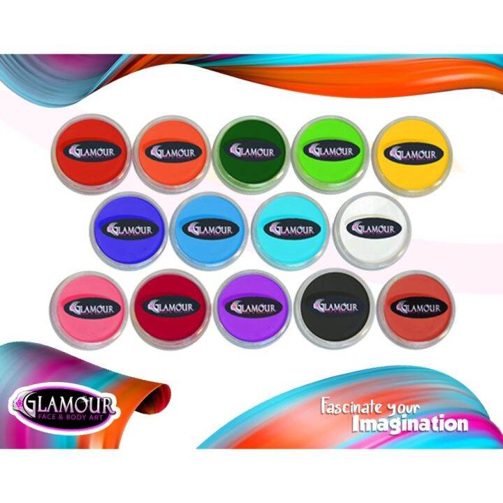 Glamour Face Paint Essential and Metallic Colors Lazada PH
