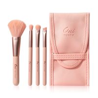 ONI SOFT MAKEUP BRUSH SET #PINK [4PCS].