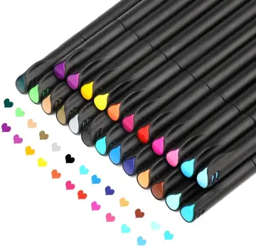  Metallic Colors Journal Planner Pens Colorful 0.5mm Markers  Fine Tip Drawing Pen Porous Fineliner Pen for Bullet Journaling Writing  Note Taking Coloring Art Office School Supplies (6 metallic colors) 