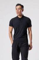 Personal trainer work clothing polo shirt quick-drying tights fitness training stretch turn-up collar custom made