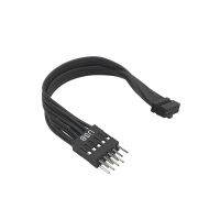 Dupont Mini USB 2.0Mm 10Pin Perempuan Ke Dupont USB 2.54Mm 9Pin Kabel Ekstensi Daya Laki-laki untuk PC Motherboard 12Cm