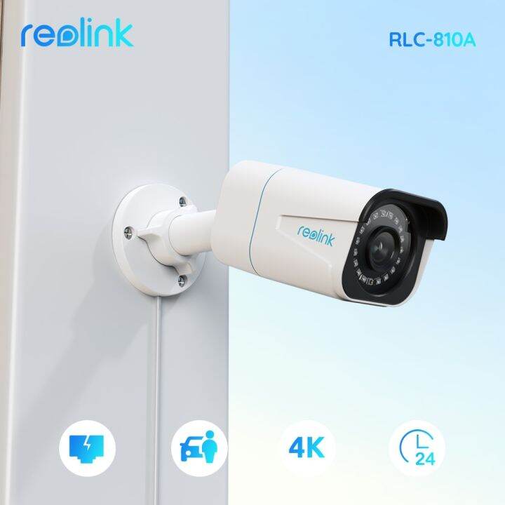 Reolink Outdoor Camera 8Mp 4K Poe Human/Car Detection Infrared Night