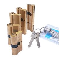 【YF】 Door Cylinder Biased Lock 65 70 80 90 115mm AB Key Anti-Theft Entrance Brass Lengthened Core Extended Keys