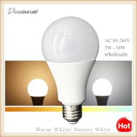 【❂Hot On Sale❂】 dongdangx59 หลอดไฟความสว่างสูงหลอดไฟ Led E27 110V 220V หลอดไฟ Led 5W 7W 9W 12W 15W 18W โคมไฟผ้าแขวนผนังห้องนอนห้องรับแขกการตกแต่งบ้านหลอดไฟบ้าน Led