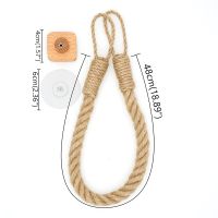 【YD】 Wood Paper Rack Hanging Wall Rope Toilet Hotel Decoration Holder