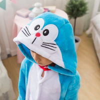 Kids Boy Girl Doraemon Costume Kigurumi Cartoon Animal Halloween Fancy Children Cosplay Dress Pajama
