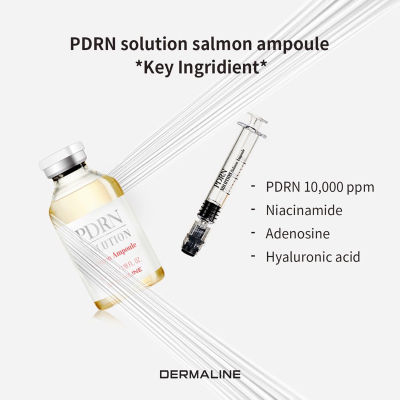 แท้100% Dermaline PDRN Solution Salmon Ampoule 35ml. แอมพลูแซลมอน
