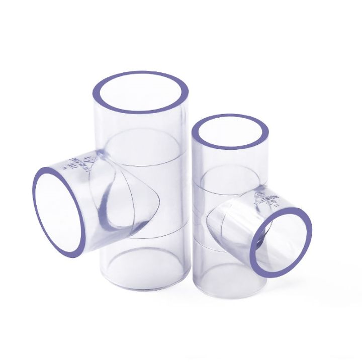 1pc-upvc-pipe-connector-20-25-32-40-50mm-transparent-straight-elbow-tee-joints-aquarium-water-pipe-adapter